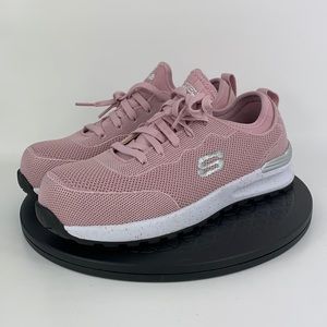Skechers Bulkin Balran Composite Toe Work Shoes Pink/White 108033 Women's Size 8